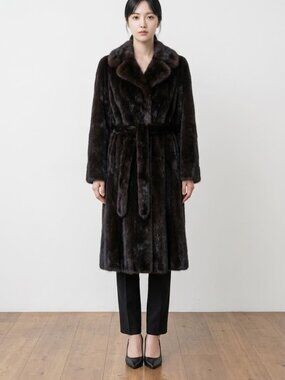 Vintage Dark Mink Coat